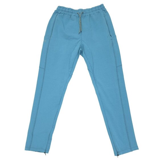Lyft Joggers Sweatpants Mens Large Blue Japan Zippered Ankle Active Athletic - Picture 1 of 11